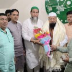 مالیگاؤں کے ایم ایل اے مفتی اسماعیل قاسمی کا ایم آئی ایم ناندیڑ دفتر کا دورہ